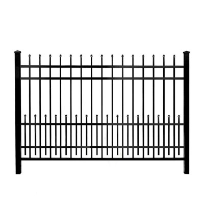 Privacy pool garden aluminum galvanized steel metal picket fence panels