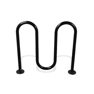 Anti theft bicycle storage 5 wave durable stainless steel bike rack